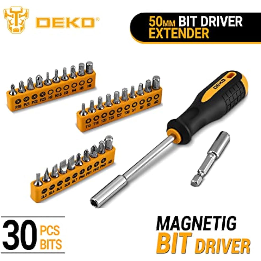 DEKO 100 Piece Home Repair Tool Set | Household Hand Tool Kit with Case