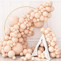 Double Stuffed Blush Balloon Garland Kit - 73pc Cream Pink Arch