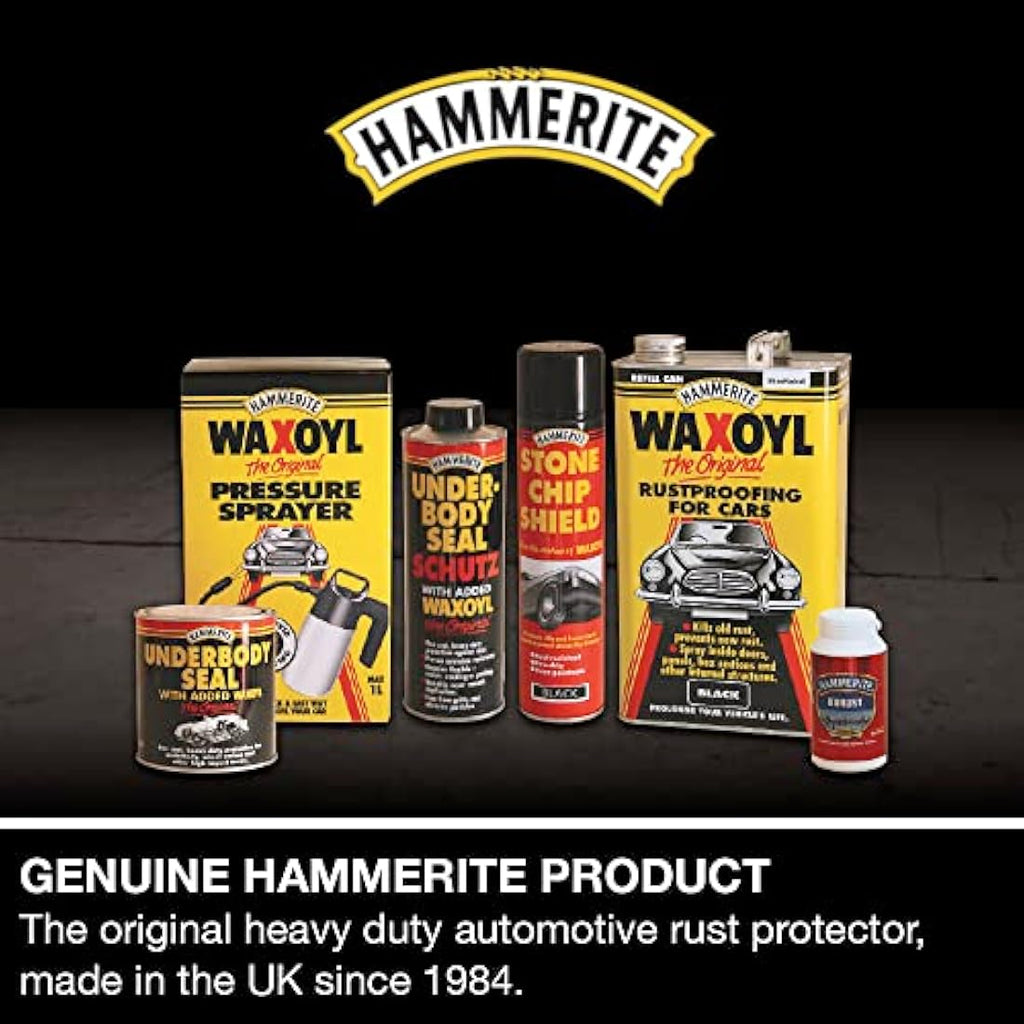 Hammerite Stone Chip Shield – White 600ml Aerosol Rust Resistant Paint