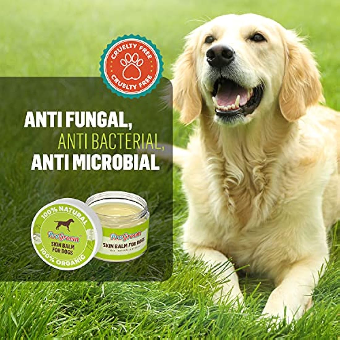 ProGroom Dog Skin Balm – Natural Organic Antiseptic for Itchy Skin