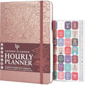 Legend Planner Hourly Schedule – Undated A5 Life Organizer, Rose Gold