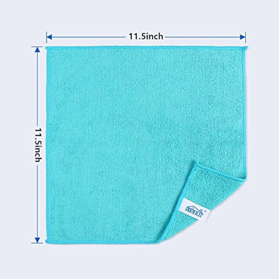 HOMEXCEL Microfibre Cleaning Cloths – 100 Pack Lint-Free Rags, 29x29cm
