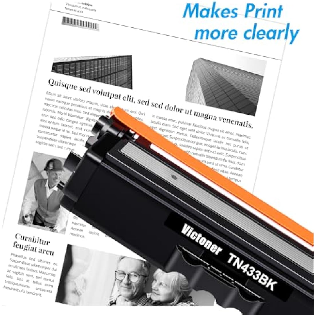 VICTONER TN423 Compatible Toner Set for Brother MFC-L8690CDW - 4 Pack