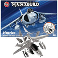 Airfix QUICKBUILD Harrier Model Aircraft Kit – Snap-Together Fighter Jet