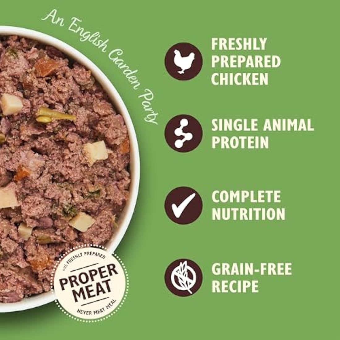 Lily's Kitchen English Garden Party Grain-Free Wet Dog Food - 6 x 400g