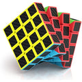 Roxenda 4x4 Speed Cube – Carbon Fiber Sticker Magic Puzzle for Kids