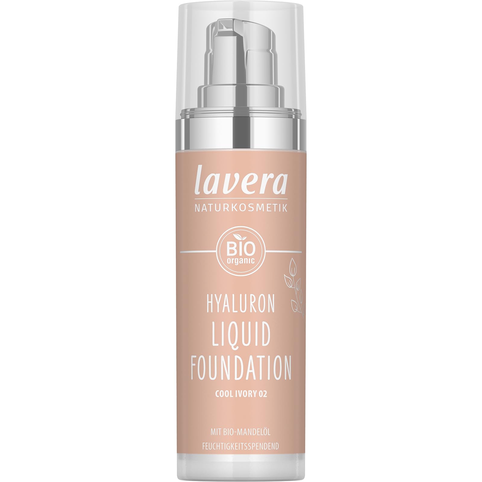 lavera Hyaluron Liquid Foundation – Cool Ivory 02 – Vegan Makeup