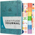 Clever Fox Gratitude Journal – A5 Daily Affirmation Notebook, Aquamarine