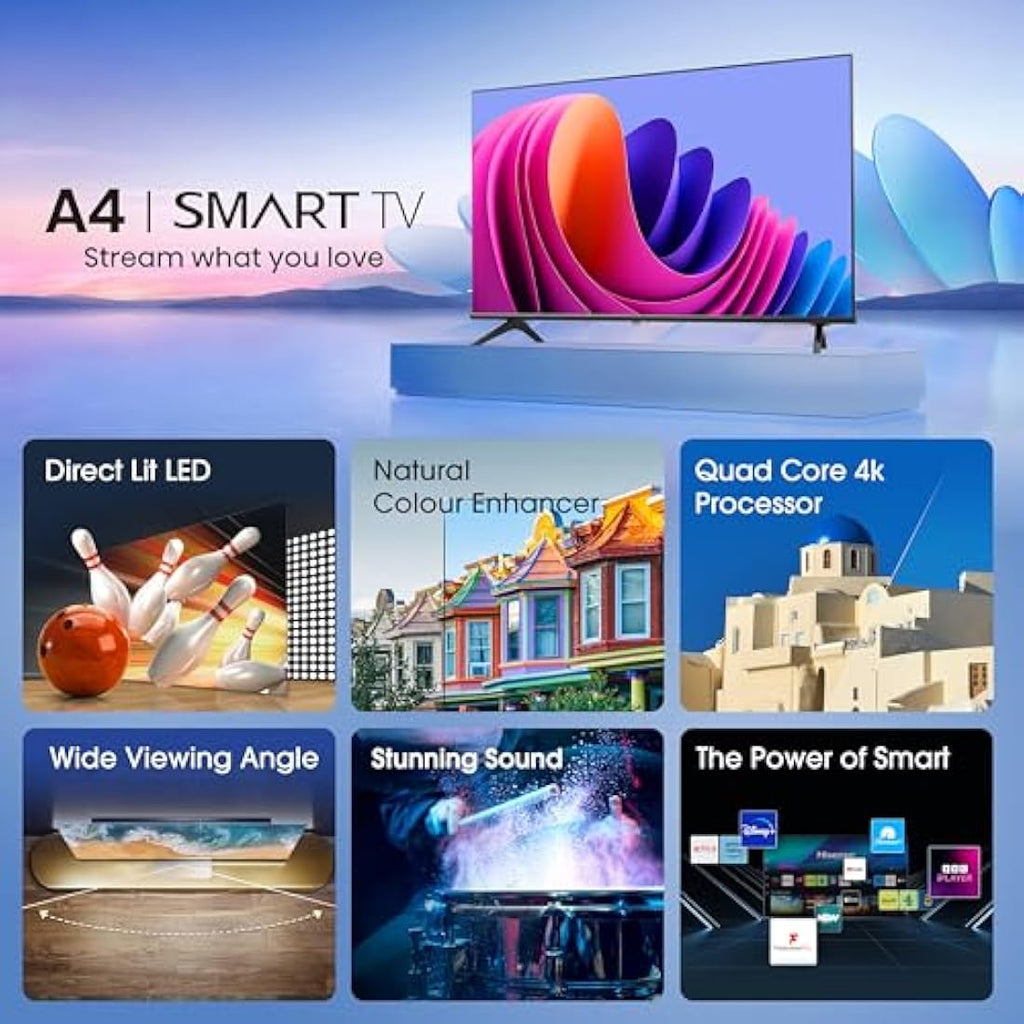 Hisense 40 Inch Full HD Smart TV – VIDAA OS & AI Sports Mode (2024)