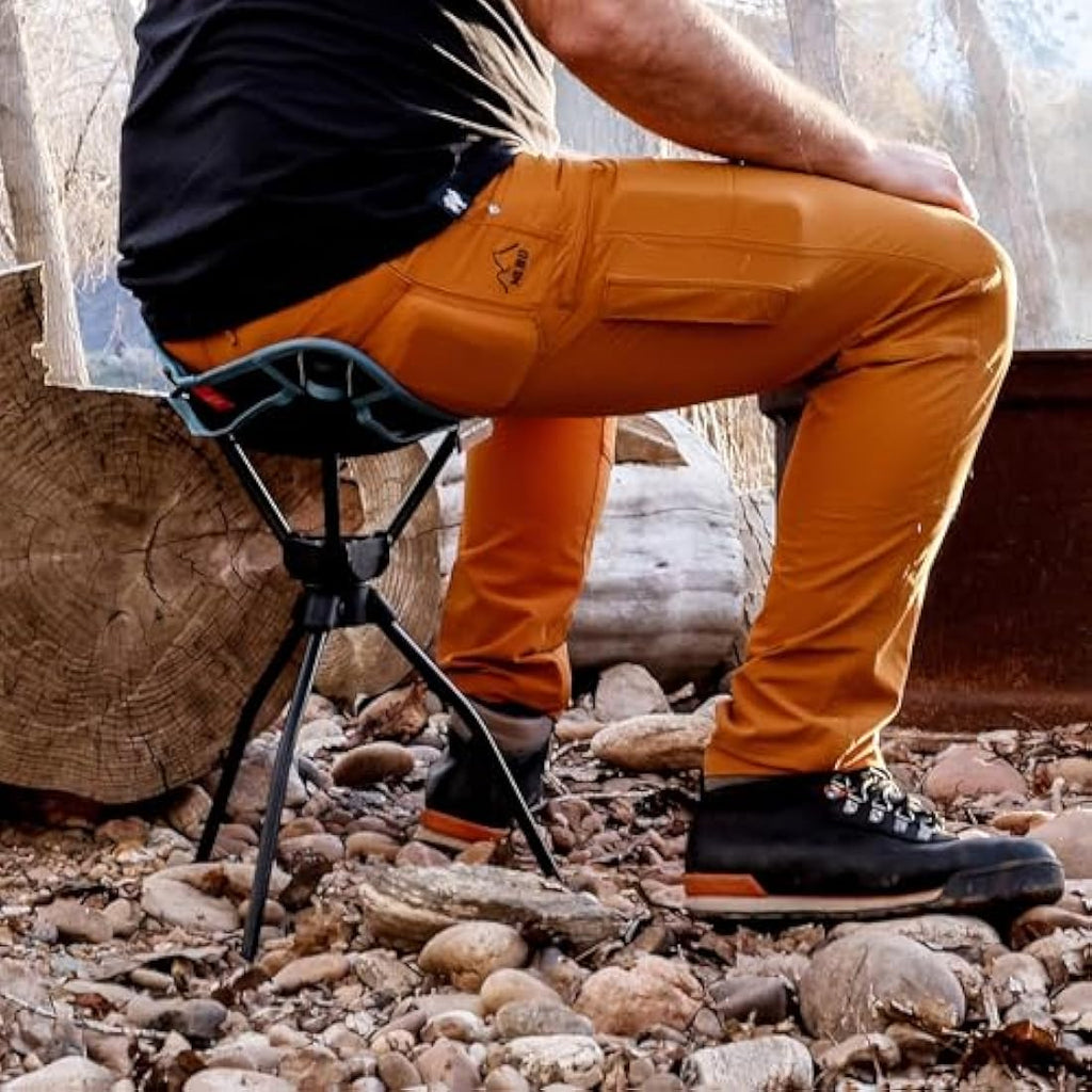 Grand Trunk Compass 360 XT Extra Tall Swivel Stool – Brown Aluminum