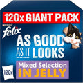 Felix As Good As It Looks Wet Cat Food Mixed Selection - 120 x 100g