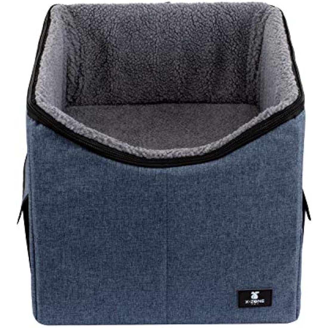 X-ZONE PET Dog Booster Car Seat & Portable Pet Bed - Medium, Blue