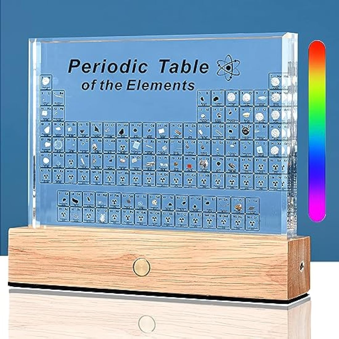 Periodic Table with Real Elements – Acrylic Science Display