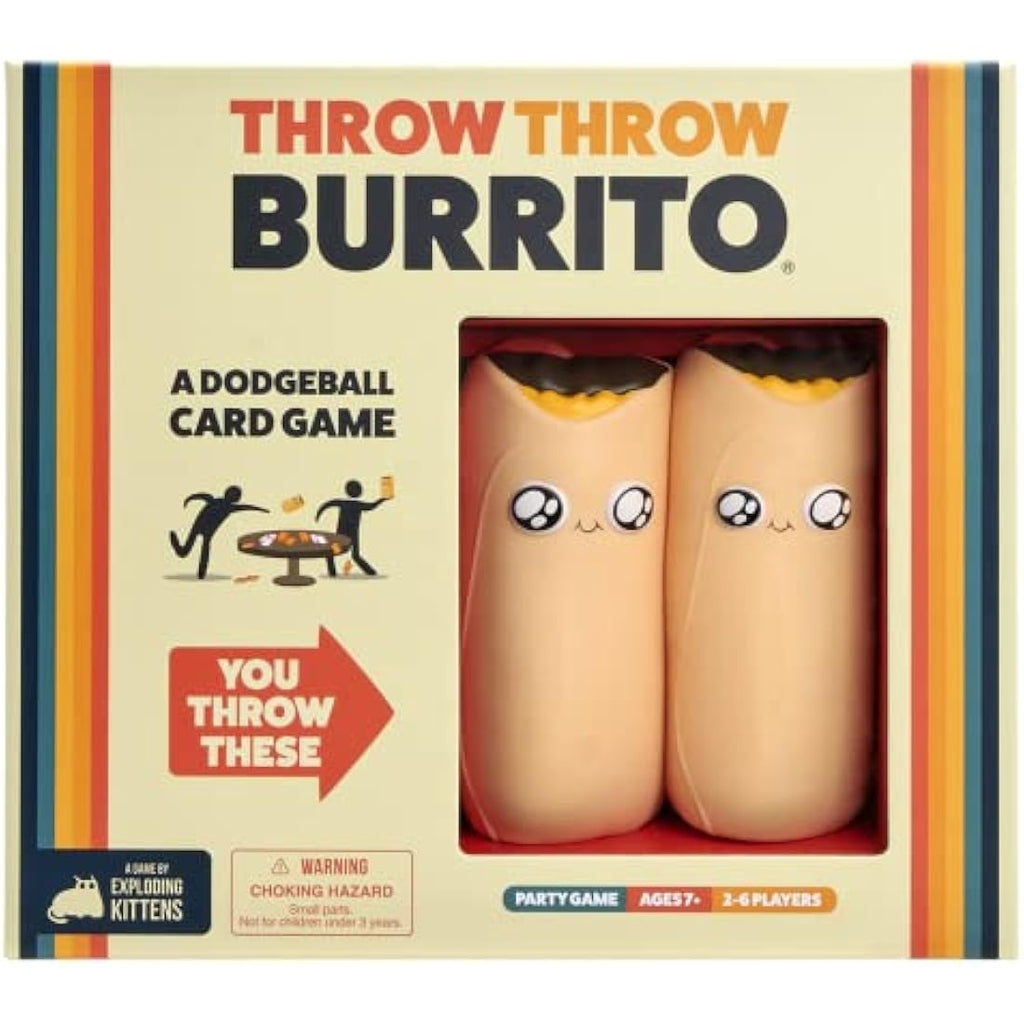 Exploding Kittens Throw Throw Burrito – Dodgeball Card Game for Families