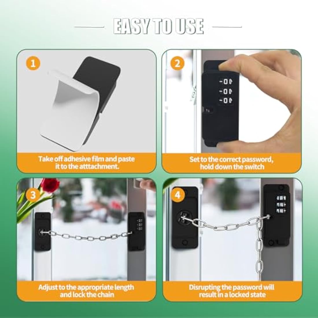 Evilsoul 2-Pack Adjustable Fridge Locks – Digital Password Child Safety