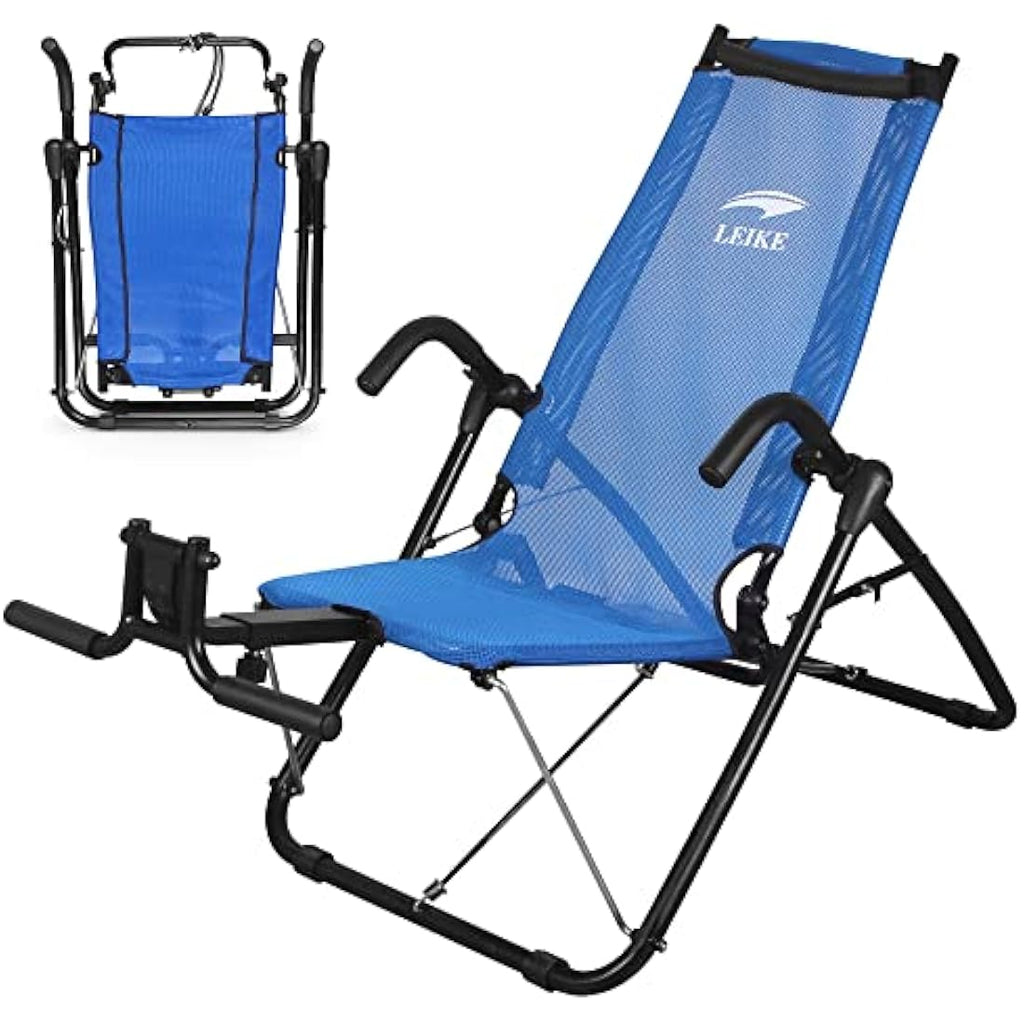 Leikefitness Ab Exercise Chair – Foldable Inversion Core Trainer