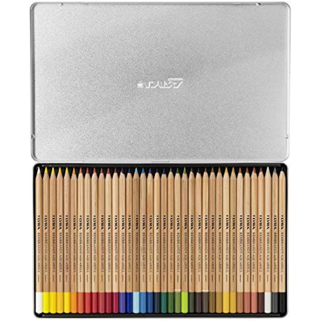 LYRA Rembrandt Aquarell Watercolour Pencil Set - 36 Assorted Colours