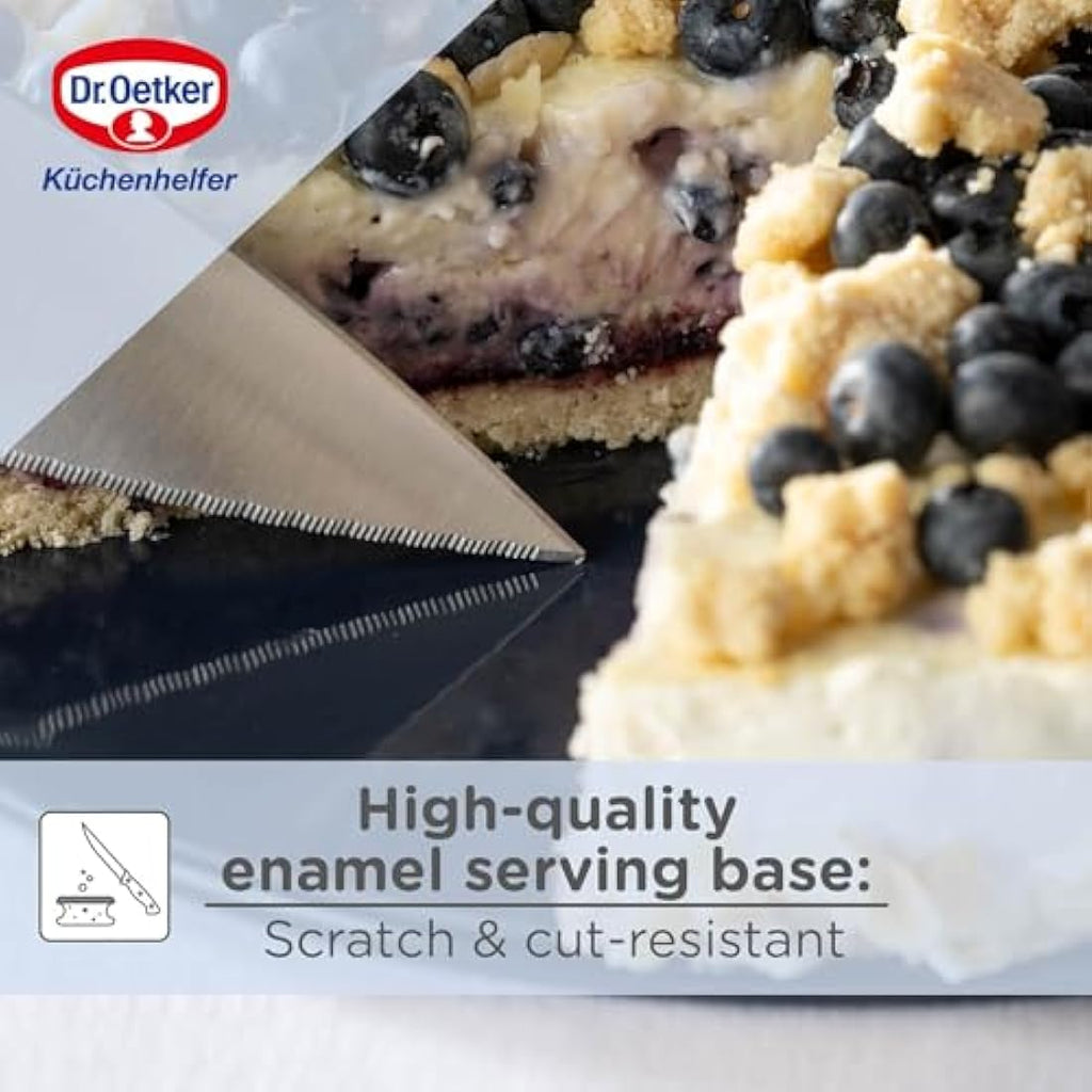 Dr. Oetker 28cm Springform Cake Tin – Enamel Non-Stick Baking Pan