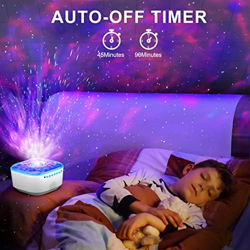 Bozhihong Galaxy Star Projector - LED Night Light with Remote & Music