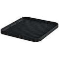 HvOvMvE Silicone Sink Organizer Tray – Non-Slip Kitchen Drying Mat, Black