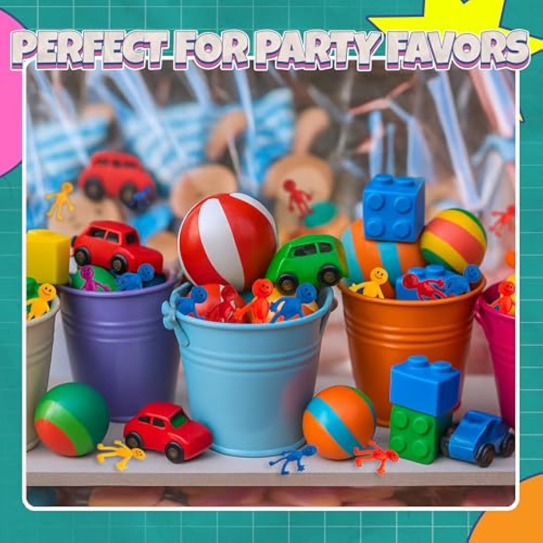 Bedwina Stretchy Sticky Men (36 Pack) – Sensory Fidget Party Favours
