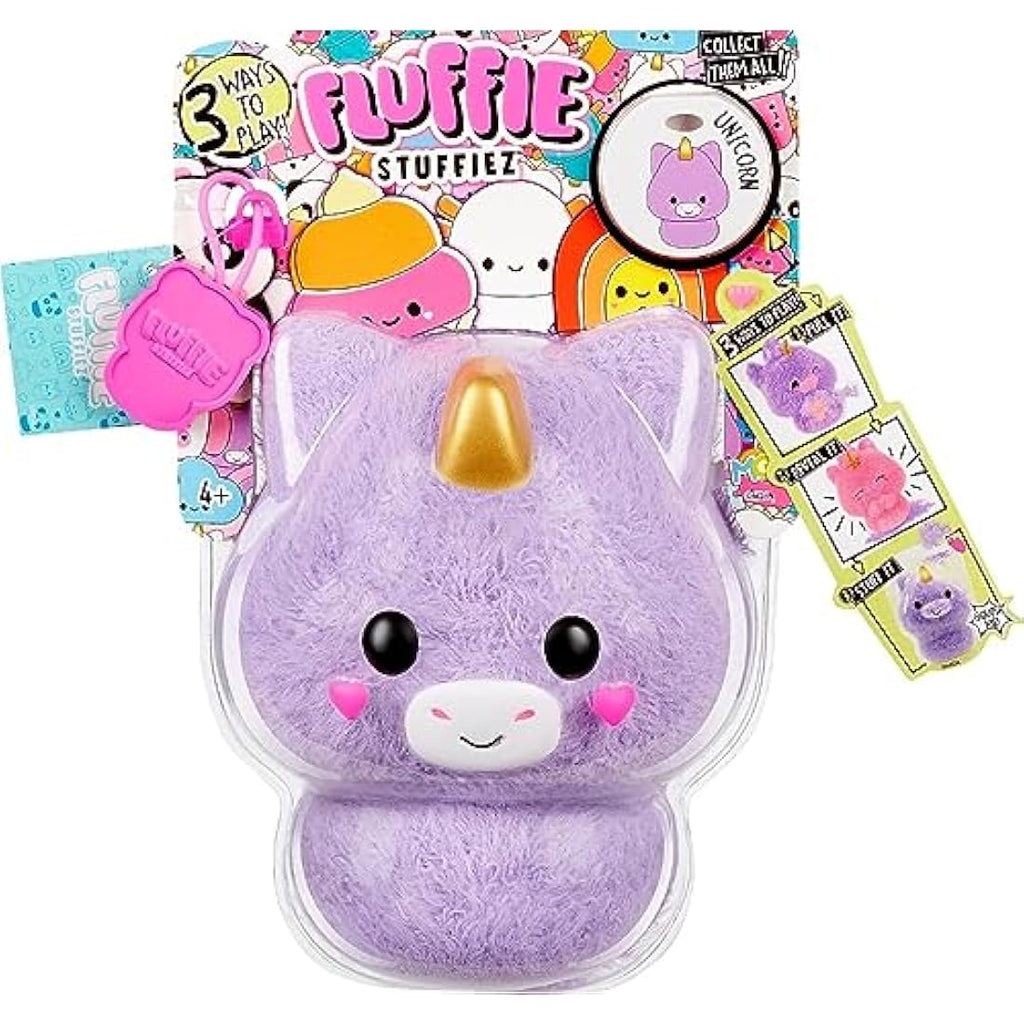 Fluffie Stuffiez Unicorn Small Collectible Plush – ASMR Fidget Toy