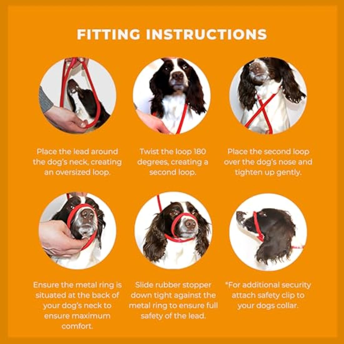 Figure 8 Anti-Pull Lead – 10mm Marine Rope Head Collar