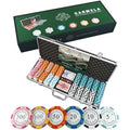 Bullets Playing Cards Carmela Poker Set - 500 Clay Chips & Ceramic Button