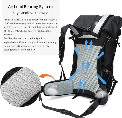 Power King 30L-40L Expandable Hiking Backpack | X-PAC Laptop Rucksack