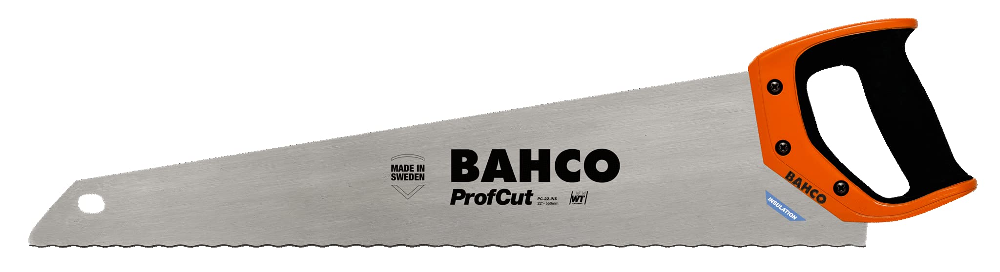 Bahco ProfCut Insulation Saw | 550mm Waved Toothing Hand Saw