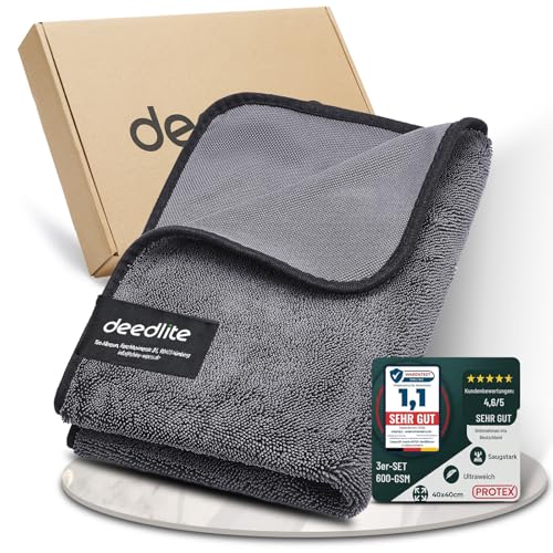 Deedlite Shiny Bath XXL Microfiber Drying Towel – Super Absorbent