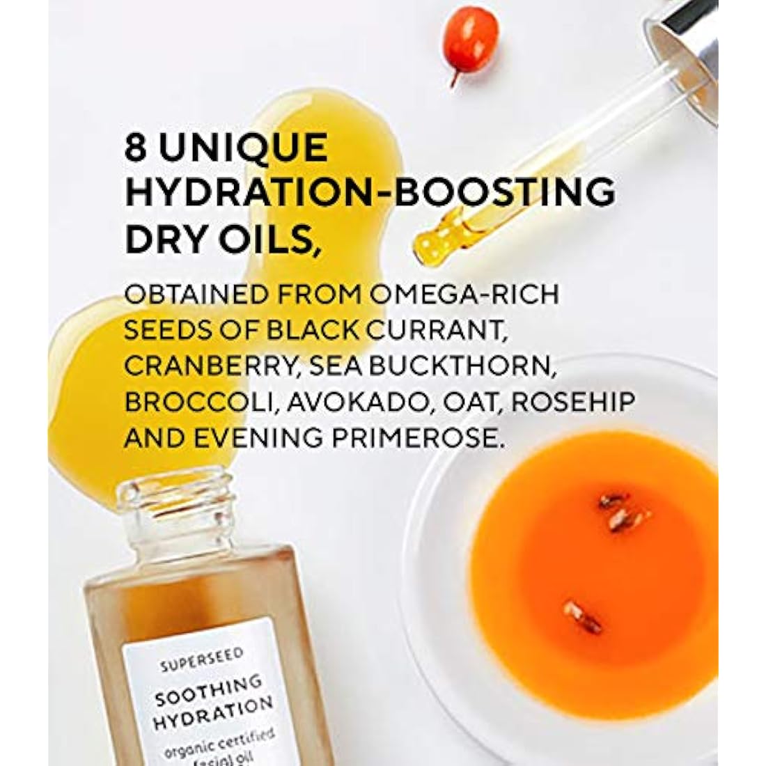 MADARA Organic Soothing Hydration Facial Oil for Dry & Sensitive Skin