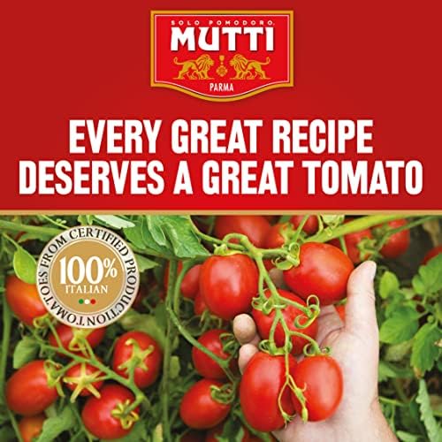 Mutti Finely Chopped Tomatoes - 400g Canned Italian Tomatoes (Pack of 12)