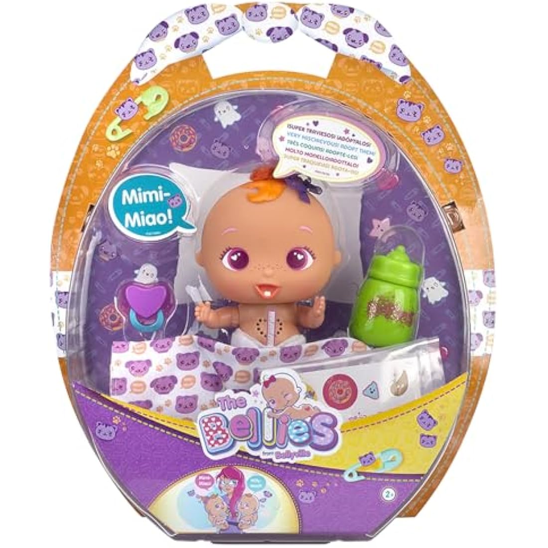 The Bellies Mimi-Miao Interactive Doll - Talking Toy for Kids Ages 3-8