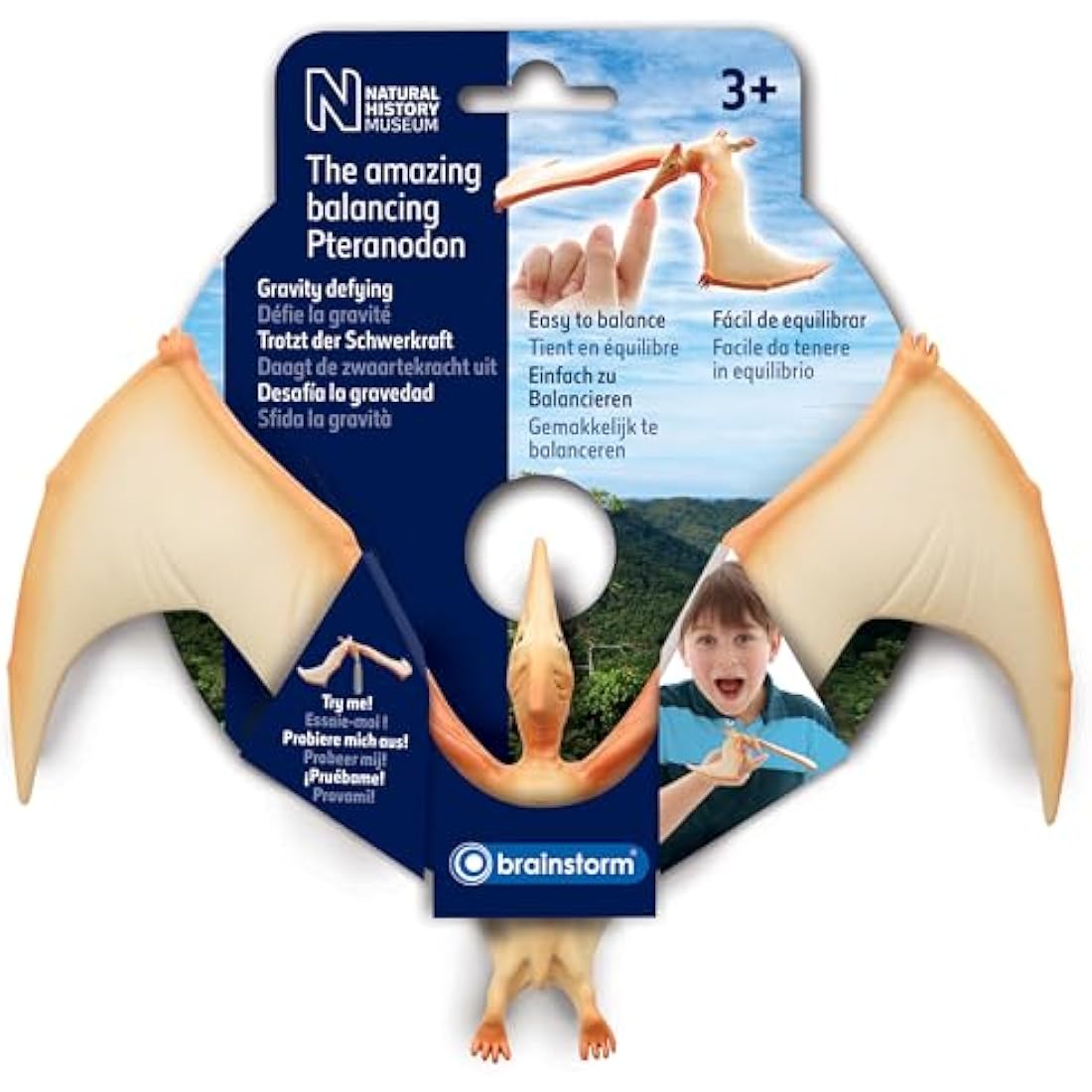 Brainstorm Toys Balancing Pteranodon – Natural History Museum Desk Toy