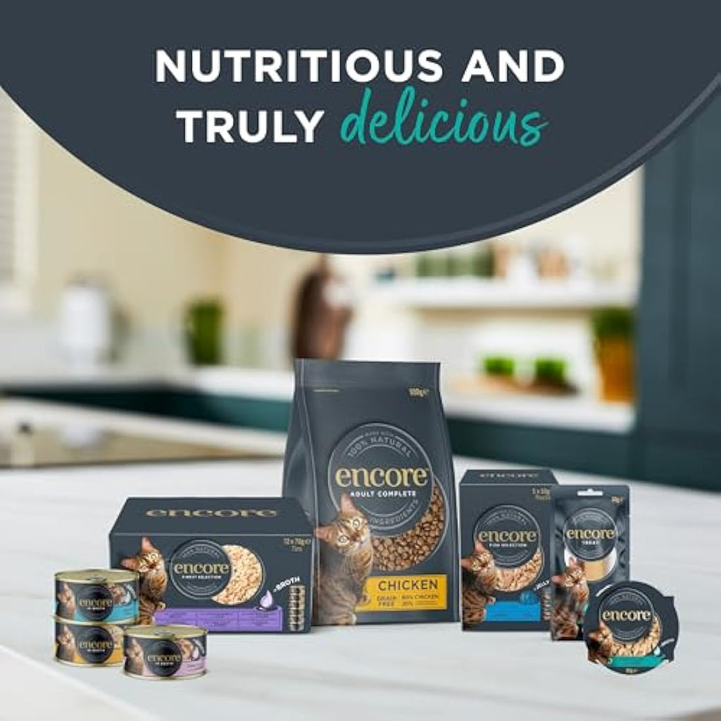 Encore Natural Wet Cat Food – Chicken Breast – 16 x 70g Tins