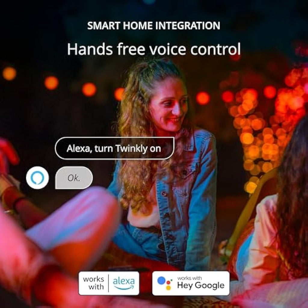 Twinkly Strings 600 LED RGB – Smart App-Controlled Outdoor Lights (48m)