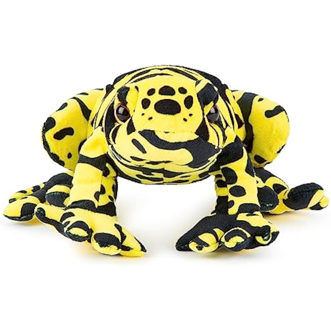 Zappi Co Yellow Poison Dart Frog Plush - 21cm Recycled Stuffed Animal