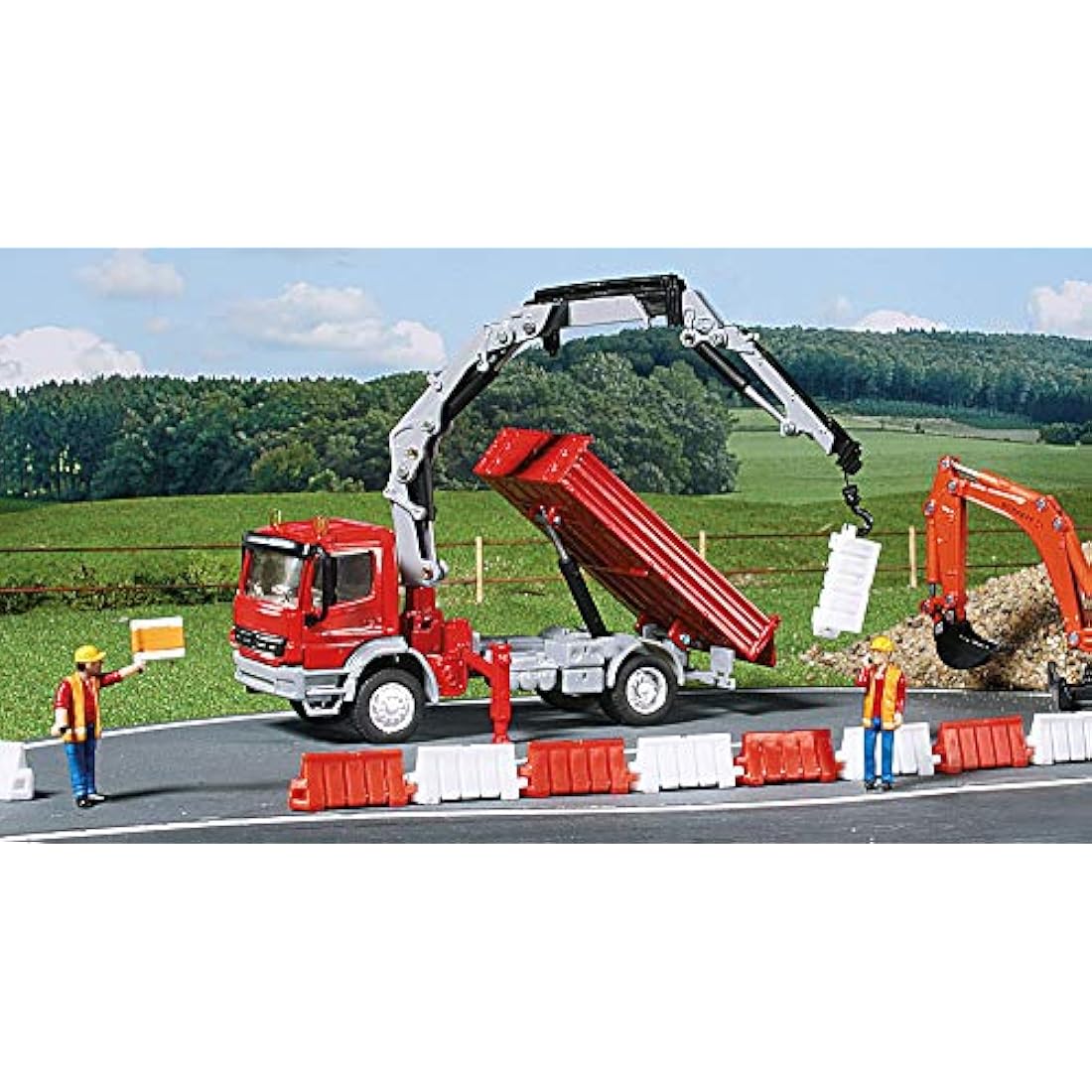 siku 3534 Mercedes-Benz Atego Lorry with Crane – 1:50 Diecast Model