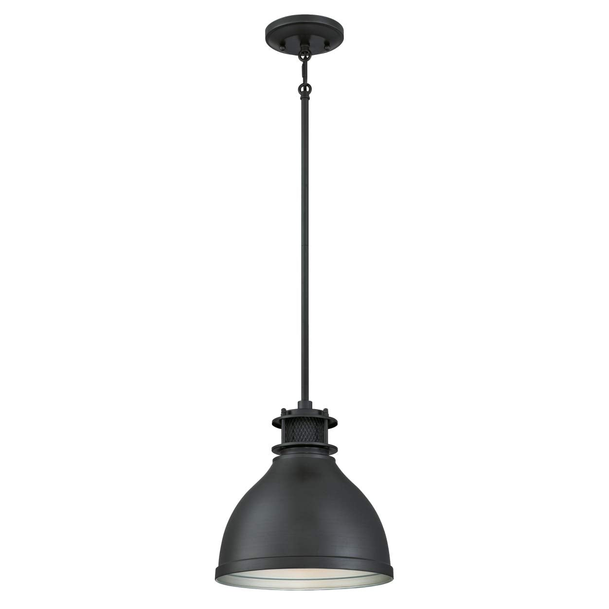 Westinghouse Industrial One-Light Pendant – Matte Gun Metal Mesh Shade