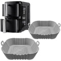 FryEasy Silicone Liners for Ninja Double Stack 7.6L SL300UK Air Fryer