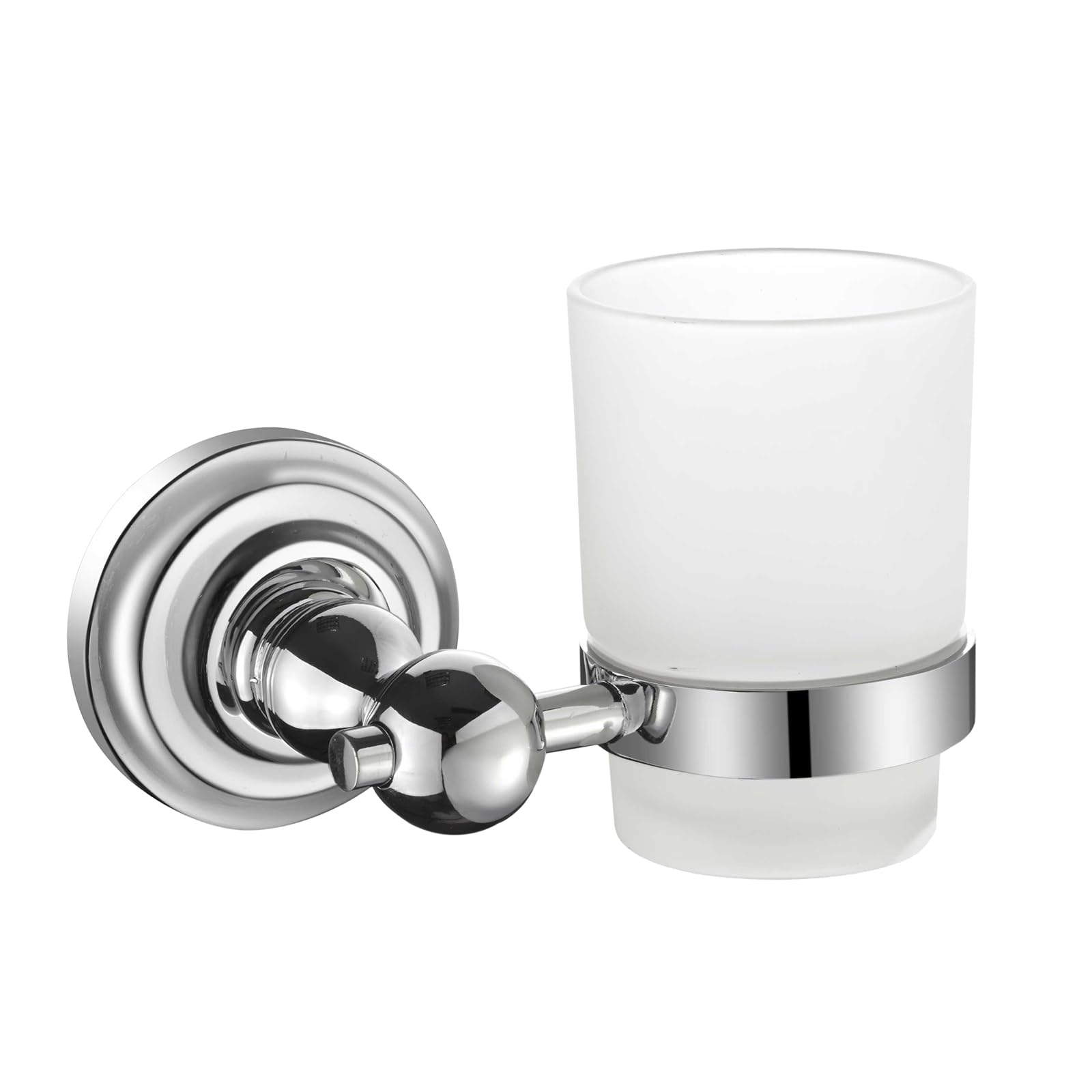 iBathUK Wall Mounted Toothbrush Holder – Chrome Stainless Steel 304