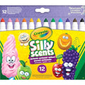 Crayola Silly Scents Washable Broad Line Markers - 12 Assorted Colors