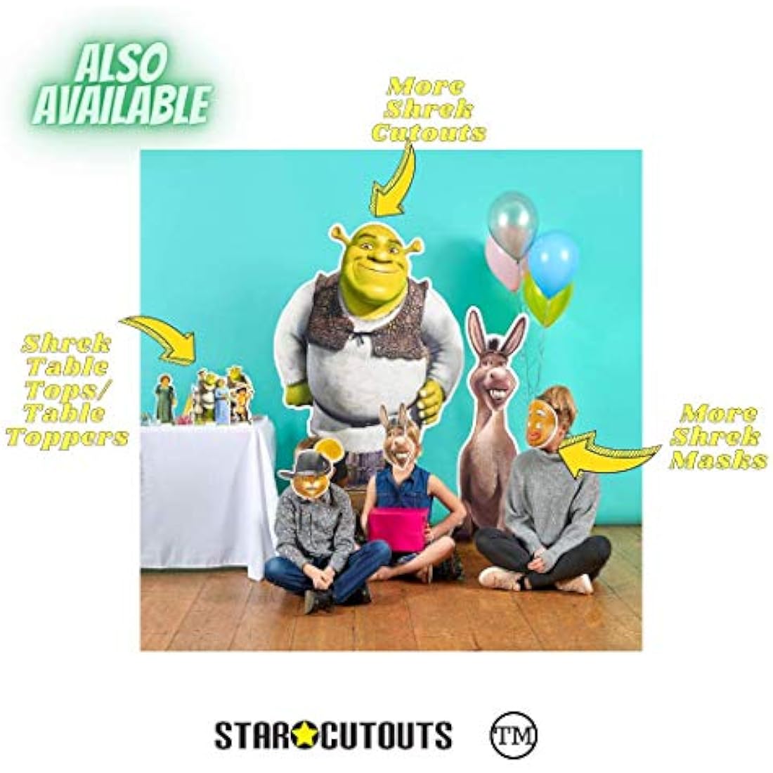 Shrek Lifesize Cardboard Cutout – 170cm Movie Standee by