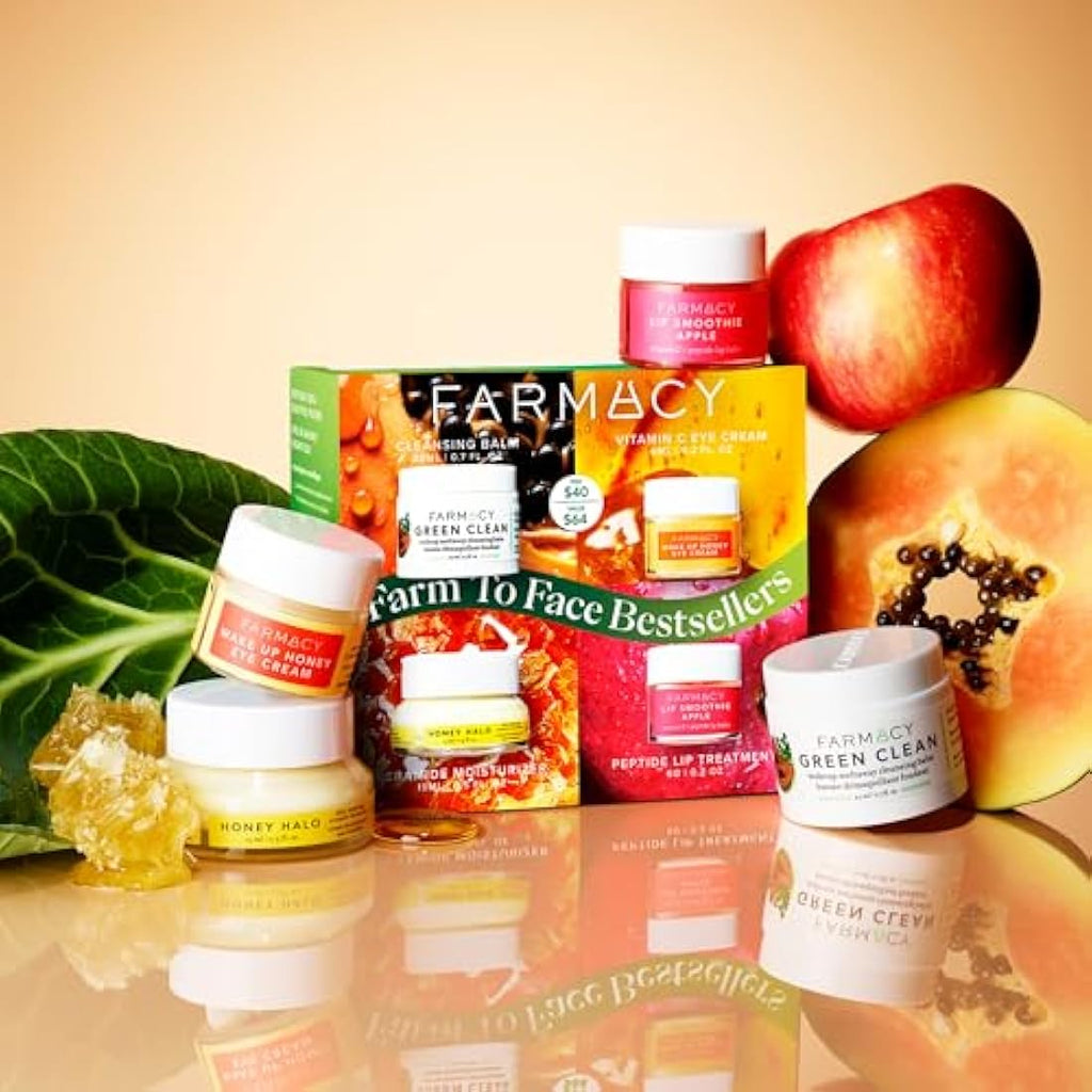 Natural Skincare Set - 4-Piece Hydrating Bestsellers Kit