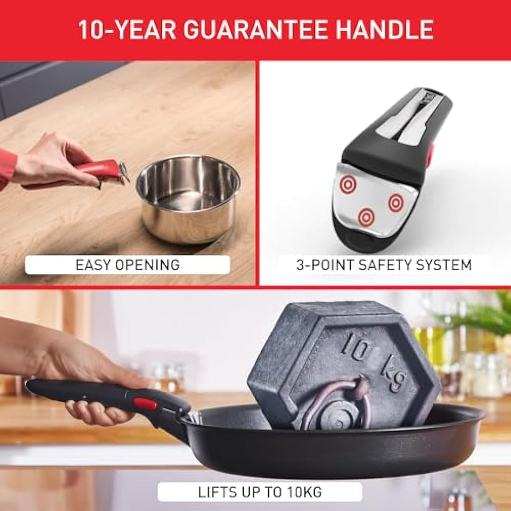 Tefal Ingenio Easy On 20-Piece Non-Stick Stackable Pots and Pans Set