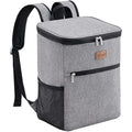Insulated Cooler Backpack – Large Soft Sided Bag, Grey