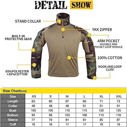 Emersongear Men's Gen3 Tactical Shirt – Quick Dry Airsoft Combat Top