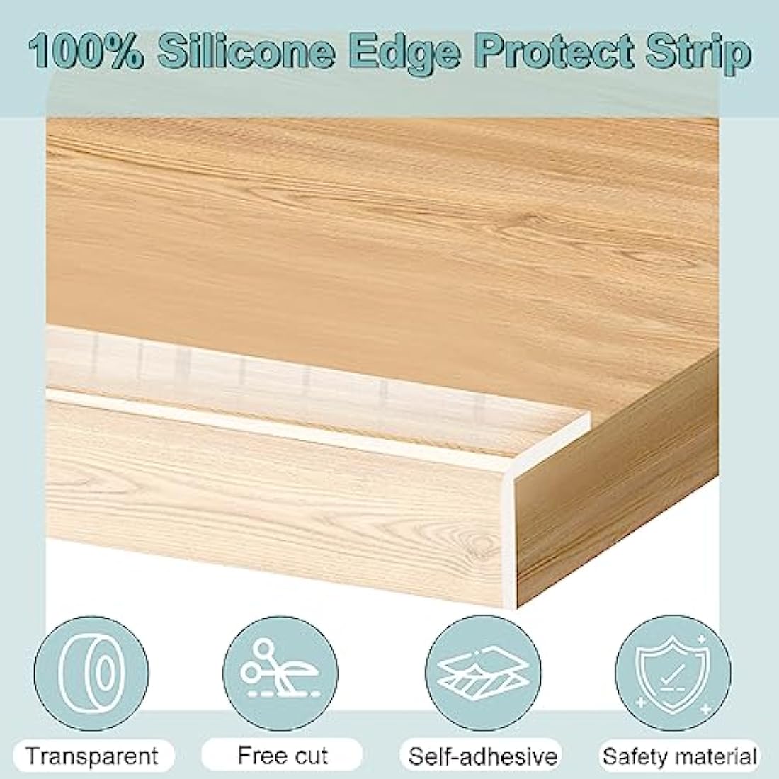 Jolof Store Clear Baby Proofing Edge Protector – 5m Adhesive Strip