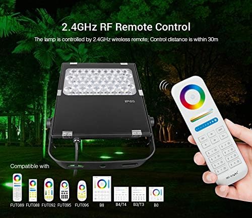 Milight 50W RGBCCT LED Garden Spotlight - IP66 Waterproof Smart Light
